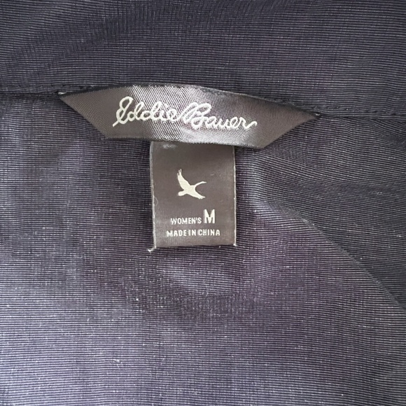 Eddie Bauer Women's Lightweight Windbreaker  Zip Down Jacket Size M - Picture 9 of 10